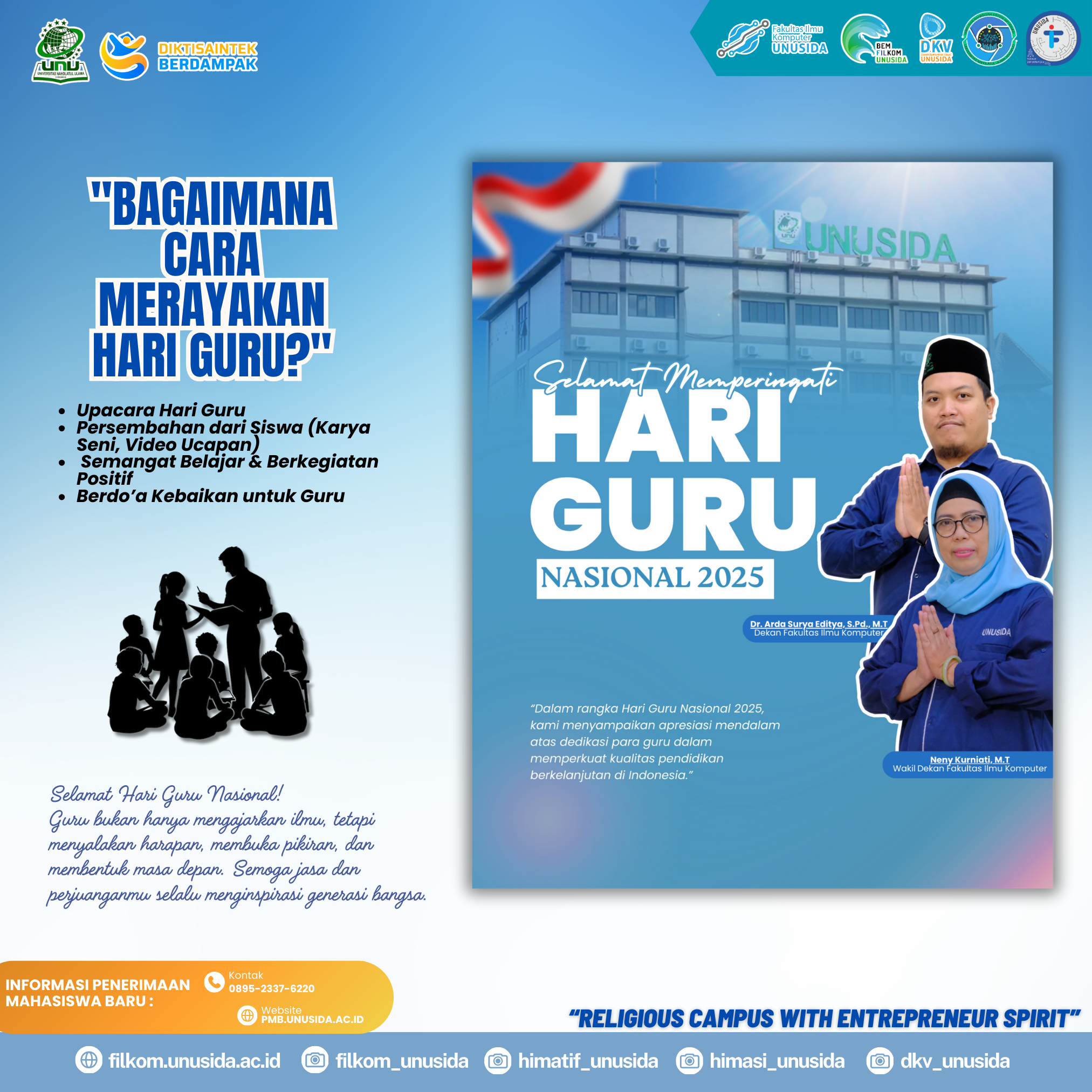 Selamat Memperingati Hari Guru Nasional 2025